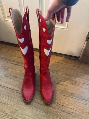 Red Heart Accent Women's Tall Western Boots